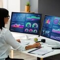 Vente de poste contenant DEUX Ecrans pour téléconseiller